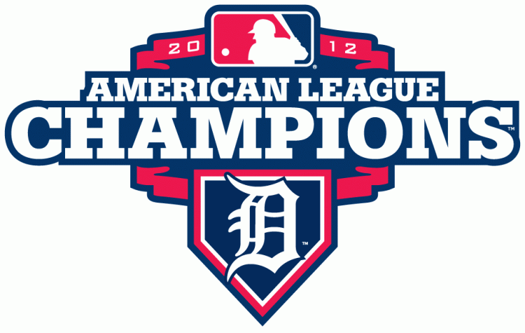 Detroit Tigers 2012 Champion Logo fabric transfer